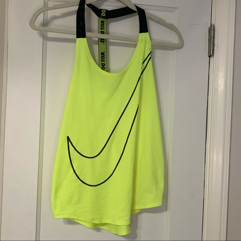 Nike just do it tank. Neon